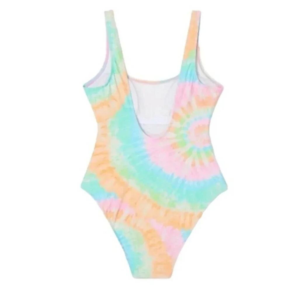 Stoney Clover Lane x Target Swimsuit Pink Tie Dye High Leg XXS or Small NWT - Picture 7 of 12